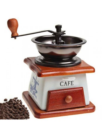 Керамическая ручная мини кофемолка