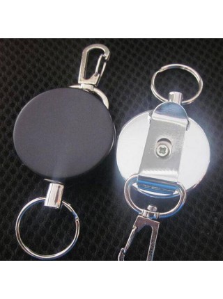 Компактная рулетка с кольцом для связки ключей