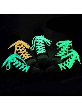 Люминесцентные шнурки светятся в темноте (120 см)