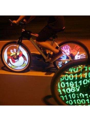 Светящиеся анимация на колеса велосипеда