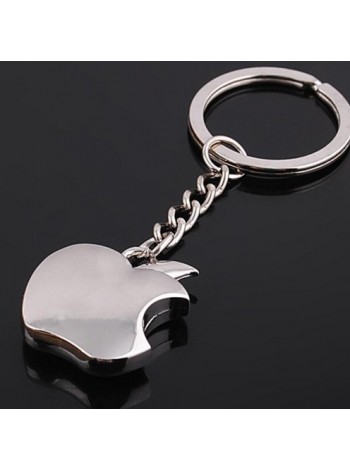 Металлический брелок для ключей Apple