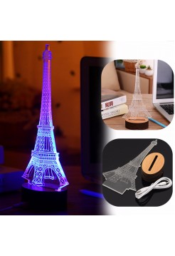 Настольная 3D лампа «Эйфелева башня»