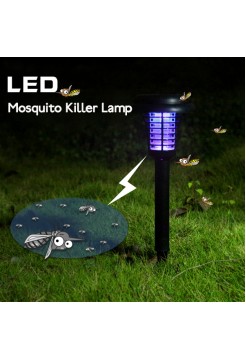 Садовый фонарь-уничтожитель насекомых на солнечных батареях