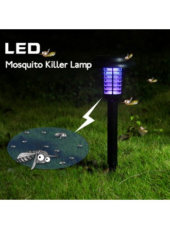 Садовый фонарь-уничтожитель насекомых на солнечных батареях