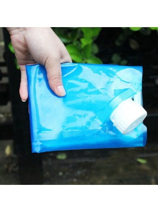 Пластиковый складной мешок для воды 