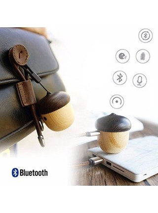 Деревянная Bluetooth-колонка для телефона «жёлудь» 