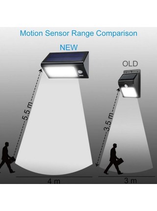 Настенный солнечный светильник с датчиком движения для улицы
