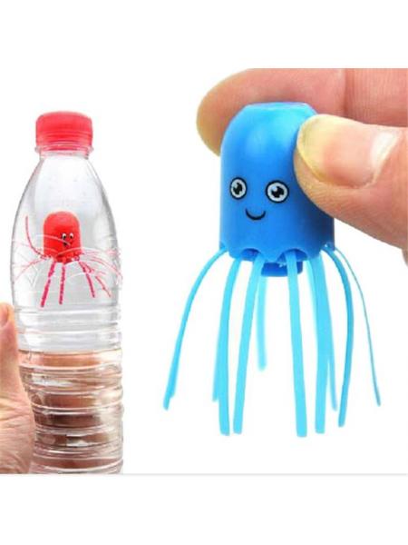 Интеликутальная плавающая медуза в бутылке