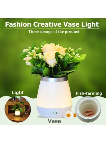 Настольная ваза-ночник для цветов