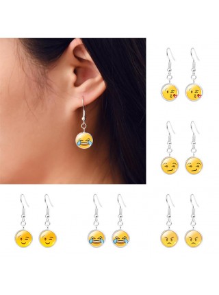 Серьги смайлики Emoji