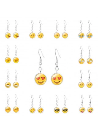 Серьги смайлики Emoji
