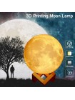 Настольная 3D лампа в виде Луны