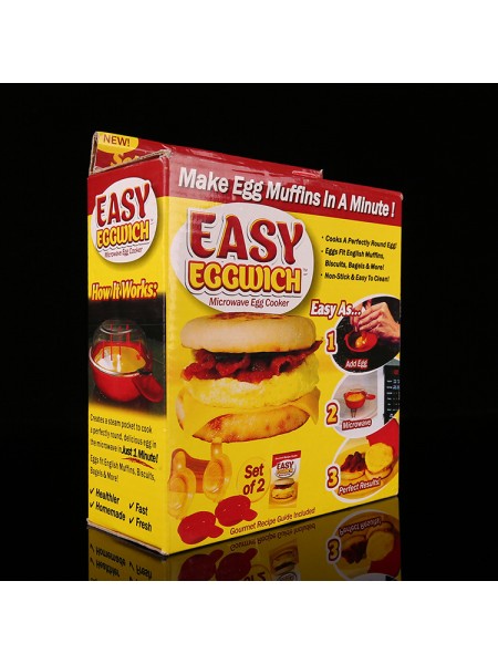 Форма Easy Eggwich для приготовления воздушной яичницы в микроволновке