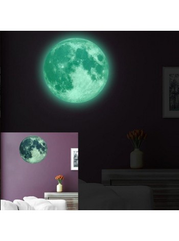 Светящаяся настенная люминесцентная луна