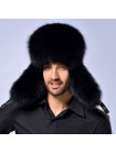 Мужская зимняя теплая меховая шапка