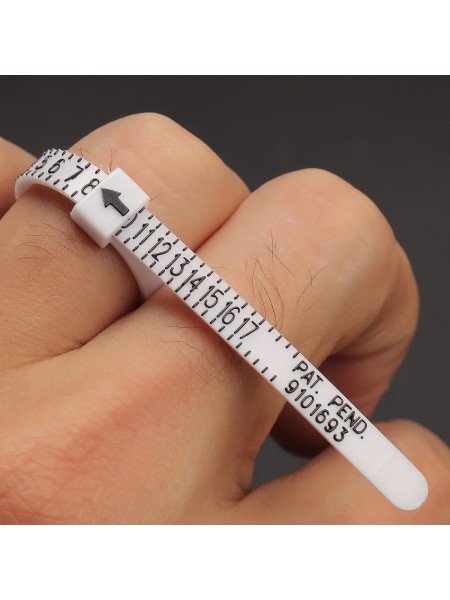 Линейка для измерения пальца для кольца