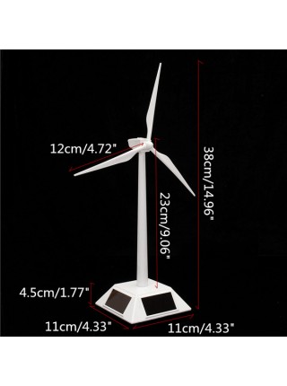 Модель ветряной мельницы на солнечных батареях