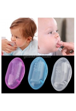 Зубная щетка для младенцев на палец