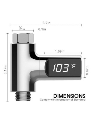 Термометр для душа с LED дисплеем