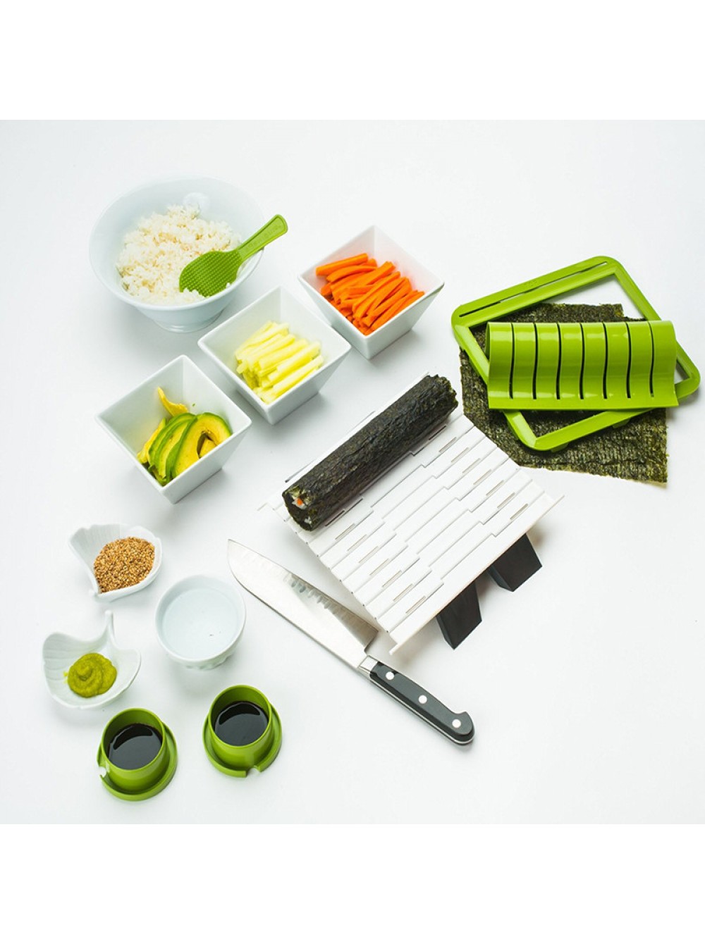 Как пользоваться набор для суши и роллов фото 45