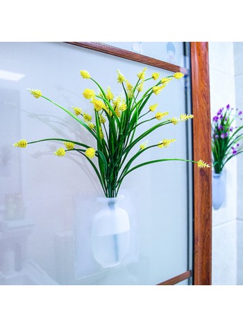 Силиконовая настенная ваза для цветов