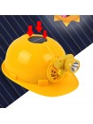 Строительный защитный шлем на солнечной батарее