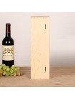 Деревянная коробка футляр для бутылки вина