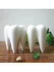 Керамический цветочный горшок в форме зуба