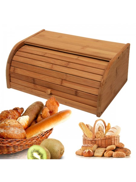 Деревянная бамбуковая хлебница