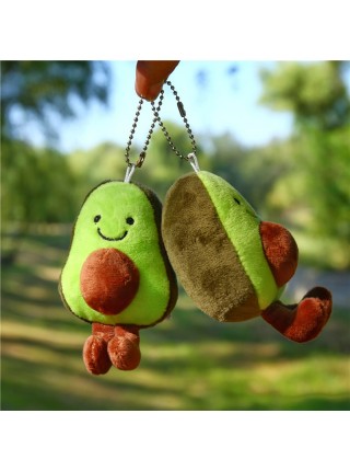 Плюшевый брелок игрушка авокадо 