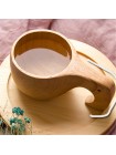 Деревянная кофейная кружка в японском стиле
