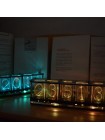 Светящиеся трубчатые часы со светодиодной RGB подсветкой