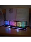 Светящиеся трубчатые часы со светодиодной RGB подсветкой