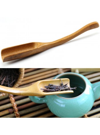 Бамбуковая изогнутая чайная ложка