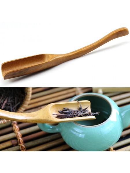 Бамбуковая изогнутая чайная ложка