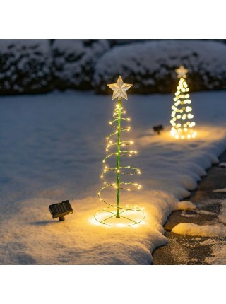 Рождественский солнечный фонарь ёлочка