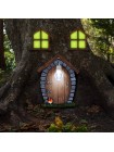 Украшение для садового дерева «Сказочный домик с лампой»