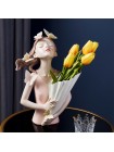 Настольная ваза скульптура для цветов