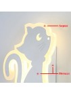 Настенный светильник котенок