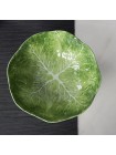 Тарелка капустный лист