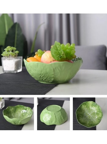 Тарелка капустный лист
