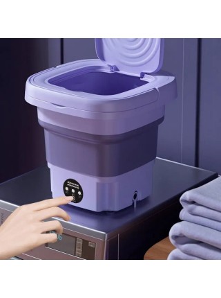 Портативная складная мини-стиральная машина с отжимом