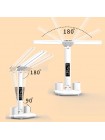 Многофункциональная настольная лампа с двумя головками на светодиодах