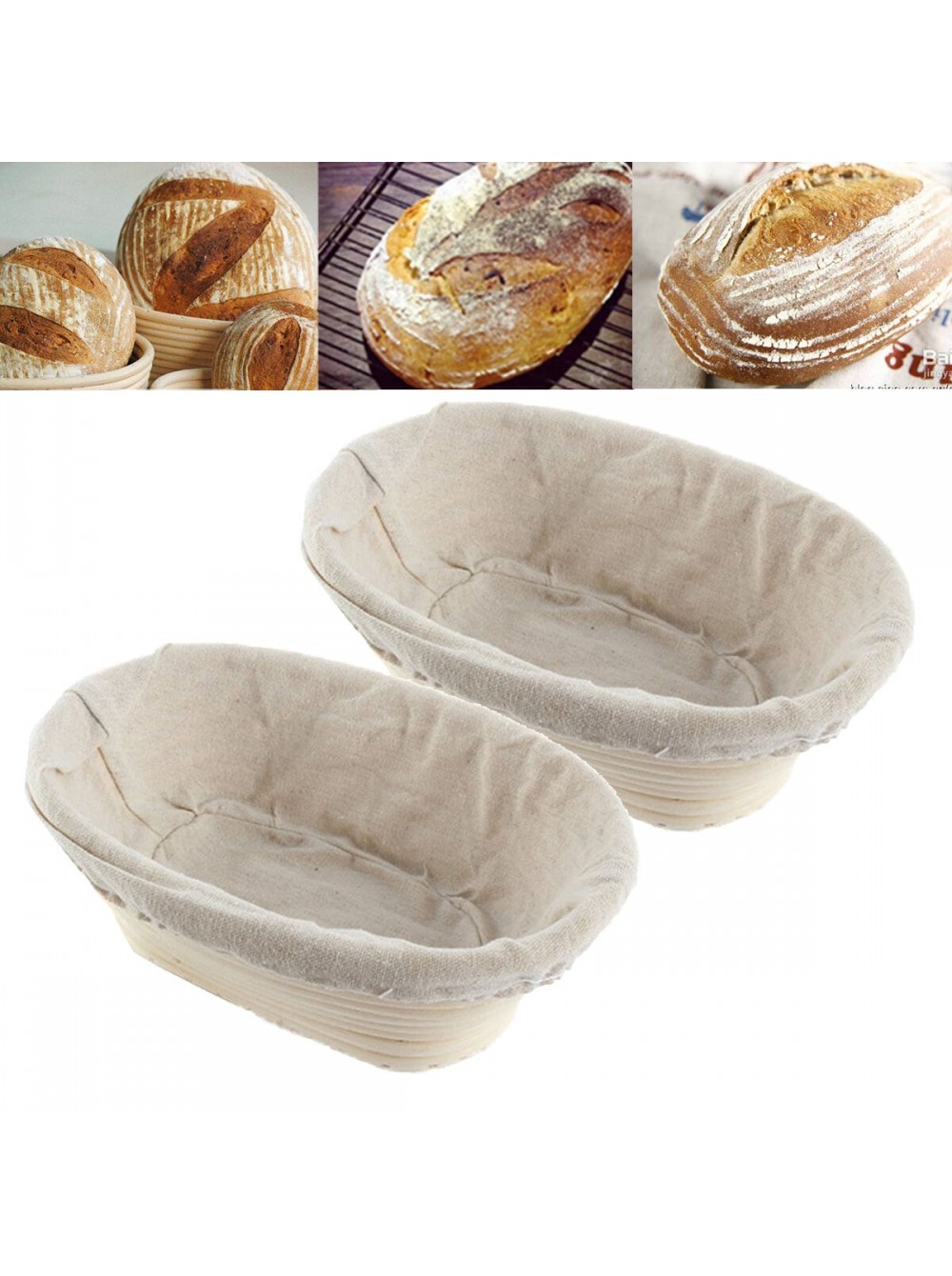 Корзинка ротанговая для расстойки хлеба круглая 0.75кг (Словения)
